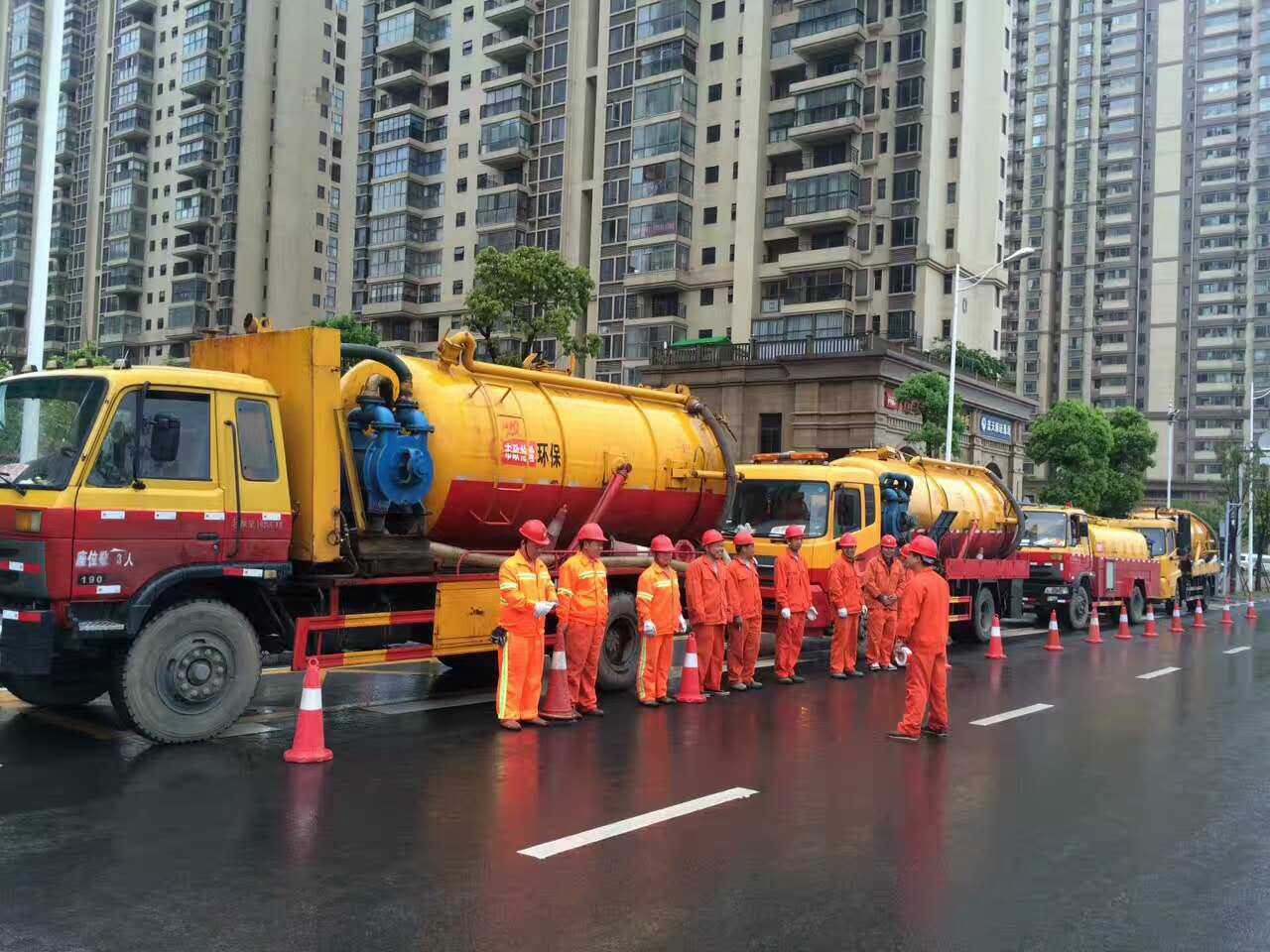 广洼承接雨污分流、化油池清掏